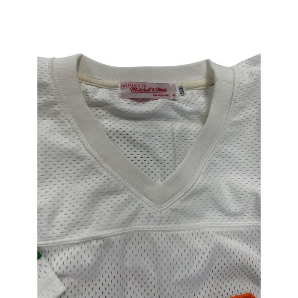 Mitchell Ness Miami Hurricanes #13 Football Jersey White  green Size 54 SKU 9004 - Picture 5 of 13